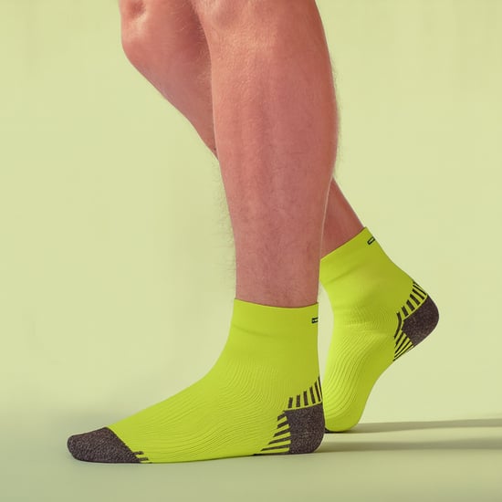 COMODO - Unisex Chaussettes de Contention pour Running Compression pour Sport - Néon Yellow - Image 3