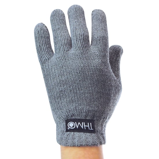 Thinsulate-Kinderhandschuhe für den Winter | THMO | Jungen & Mädchen gestrickte Thermo-Vollfingerhandschuhe für Kinder - Grau - Image 3