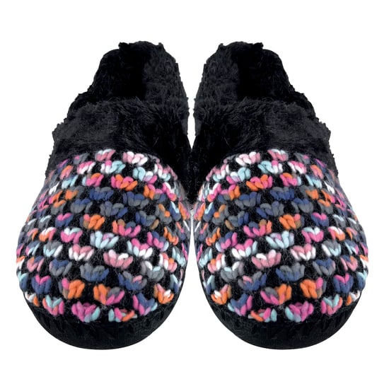 Dunlop - Damen niedlich flauschig Plüsch Winter warm Luxus Komfort gestrickt Hausschuhe - Image 3