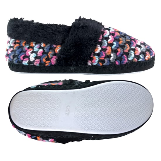 Dunlop - Damen niedlich flauschig Plüsch Winter warm Luxus Komfort gestrickt Hausschuhe - Image 5