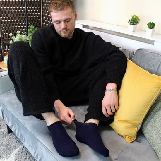 Mens Thermal Low Cut Trainer Socken | 12 Paar Multipack | Winter Invisible Socken für Männer - Navy - Image 4