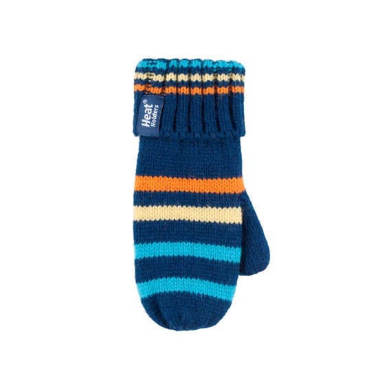 Wärmehalter - Kinder Jungen Winter gestrickt thermische Fleece gefüttert Cuffed Beanie Mütze und Handschuhe Set - NSM1P5 - Image 4