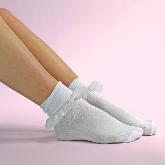 12 Paar Multipack White Frilly Lace Socken | 7 Größen | Sock Snob | Girls Cute Cotton Rich School Socken - Weiß - Image 3