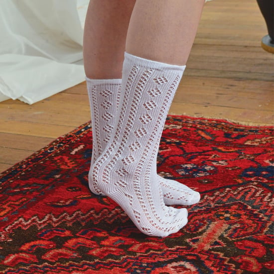 12er-Pack Mädchen Baumwollreiche Kniestrümpfe Weiß Uniform Socken - Weiß - Image 5