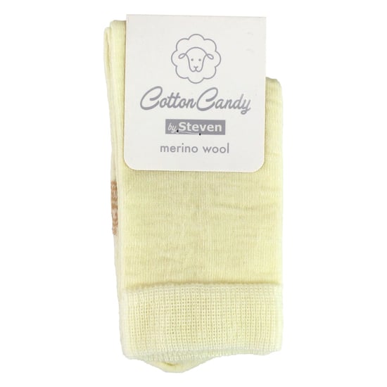 Steven - Kids Warm Merino Wool Thermal Socks - Creme - Image 2