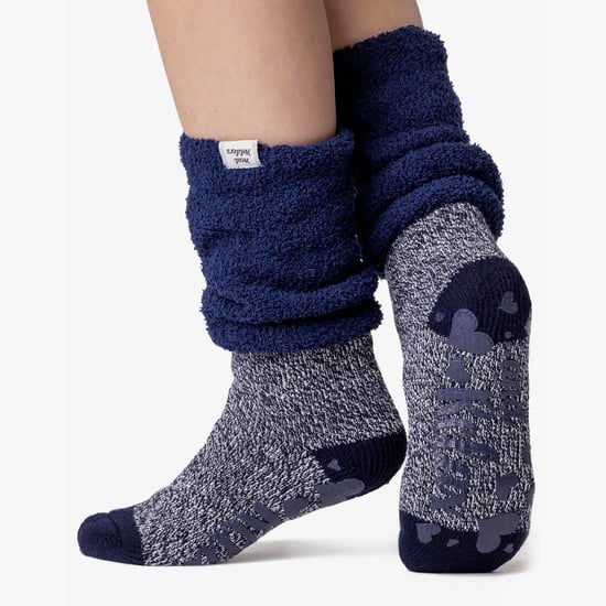 Damen Flauschige Schlappe Top Anti-Rutsch Thermo Bett-Socken - Image 5