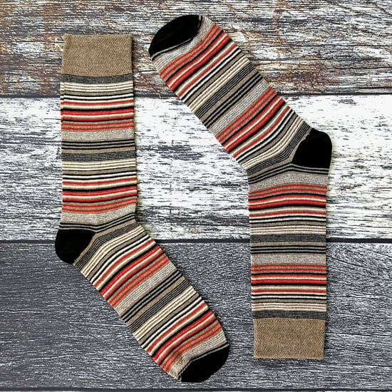 6er-Pack bunte gestreifte Baumwollsocken für Herren in 7 verschiedenen Ausführungen - Image 4
