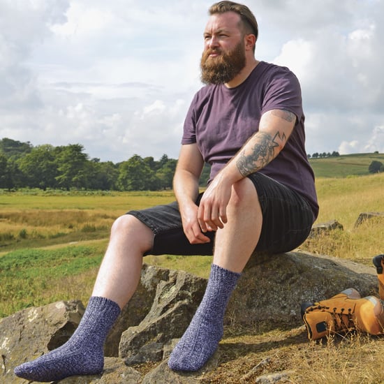 Herren dicke warme 100% Wolle Wandern & Walking Socken | 1 Paar - Image 3