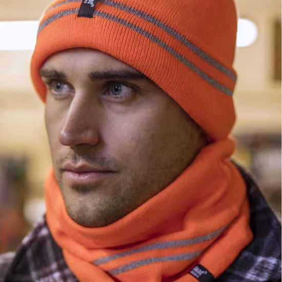 Hi Vis Mütze, Halswärmer & Handschuhe Set | Wärmehalter | Reflektierende Arbeitskleidung Set für extrem kaltes Wetter - Orange - Image 5