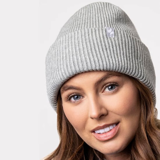 Damen Fleece gefütterte gerippte Überwurfmütze | Wärmehalter | Thermomütze für den Winter - Creme - Image 3