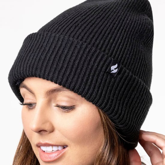 Damen Fleece gefütterte gerippte Überwurfmütze | Wärmehalter | Thermomütze für den Winter - Creme - Image 4
