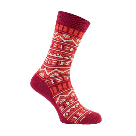 Farah - 2 Paar Herren Funky Vintage gemustert bunte dicke Baumwolle Crew Socken - FVS008SUN - Image 3