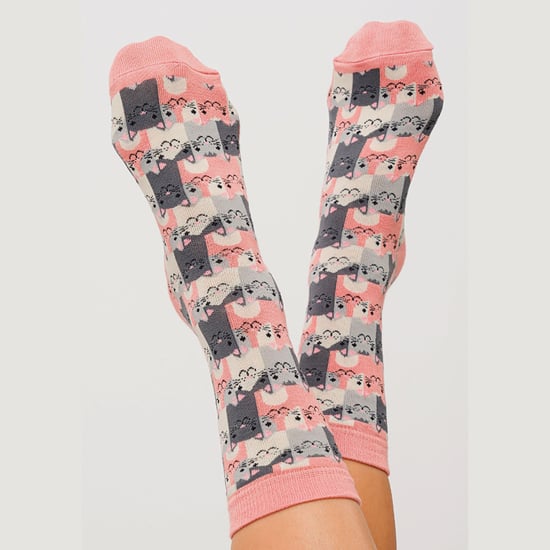 Miss Sparrow - Ladies Novelty Cat Atmungsaktive Bambus-Socken - Happy Cats (Pink) - Image 3