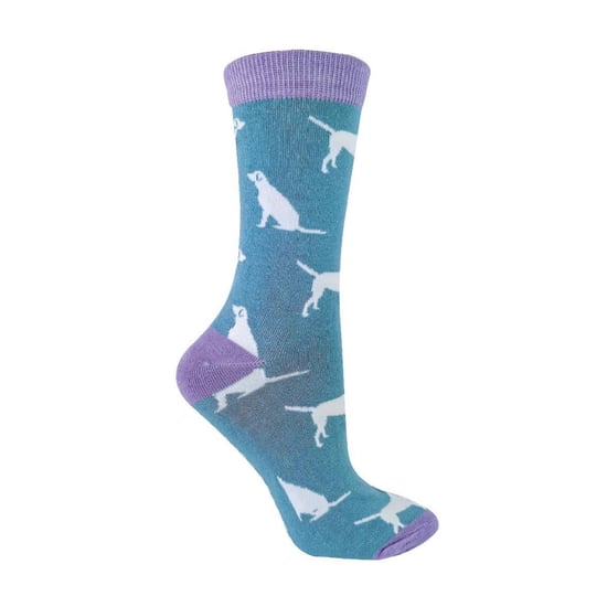 1 Pack Damen Socken mit Hunde-Motiv aus Bambus - Image 1