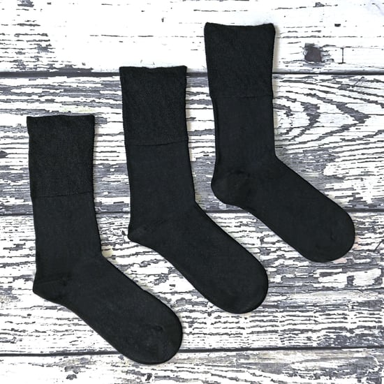 Sock Snob - 12 Paires Chaussettes Homme Diabetiques Thermiques - Noir - Image 3