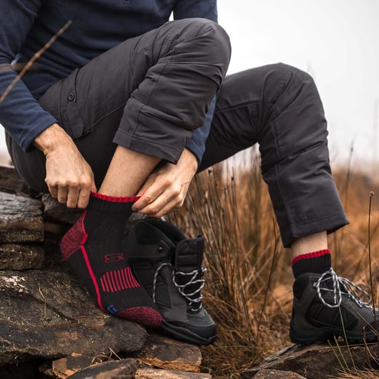 Storm Bloc Herren Baumwolle reichen hohe Knöchel Länge Wandern Trekking Socken - Image 3