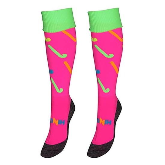Hockeysocken mit coolem Hockeyschläger-Design | Hingly | Herren & Damen | Ideal für den Sport - Weiß - Image 4