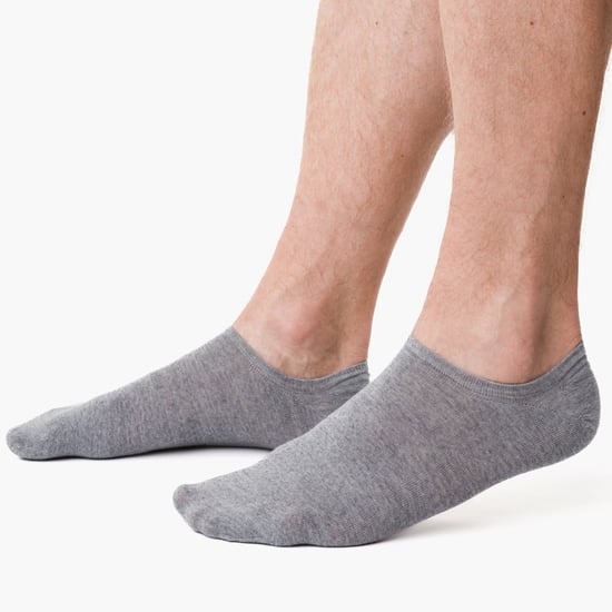 Herren Merinowolle Low Cut Socken | Steven | No Show Warm Footsies Socken - Charcoal - Image 5