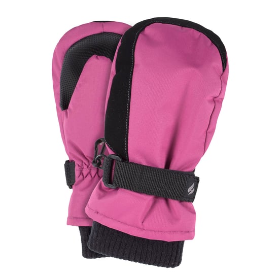 Wärmehalter - Kinder Thermofleece gefütterte Fäustlinge | Jungen & Mädchen als warme Skihandschuhe für den Winter - Pink - Image 4