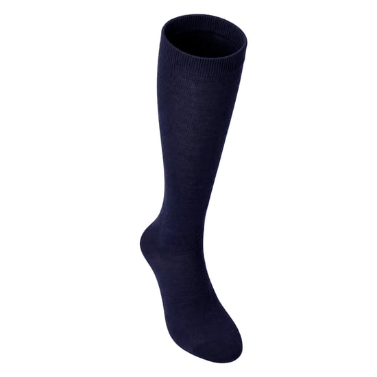 12 Paar Multipack Mädchen Kniestrümpfe | Atmungsaktive lange Baumwolle Schule Socken | Farboption - Grau, Schwarz, Weiß, Blau - Blau - Image 3