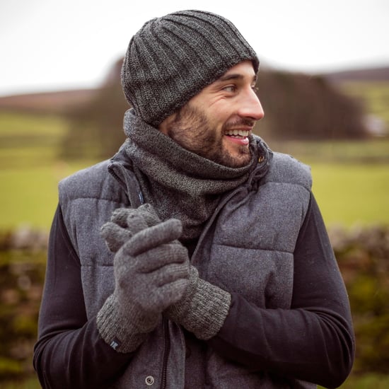 Herren Thermomütze & Handschuh Set für den Winter | Wärmespeicher | Fleece gefüttert - Navy - Image 5