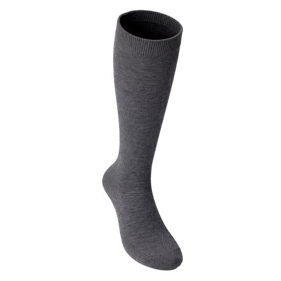 12 Paar Multipack Mädchen Kniestrümpfe | Atmungsaktive lange Baumwolle Schule Socken | Farbe Option - grau, schwarz, weiß, blau - grau - Image 3