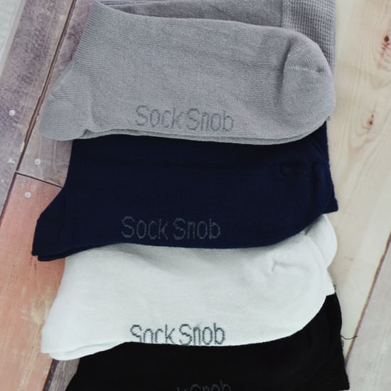 12 Paar Multipack Kinder Bambus Socken | Sock Snob | Childrens Plain Socks | Ideal Schule Socken für den Sommer für Mädchen & Jungen - Navy - Image 4