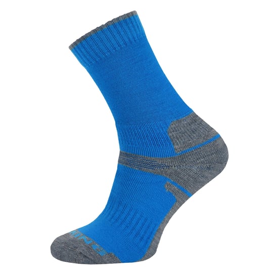 3 Paar Multipack Kinder Merinowoll Wander-Socken | Leichte Blasenfreie Socken für Jungen & Mädchen - Blau - Image 3