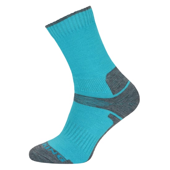 3er-Pack Kinder Merinowoll-Wandersocken | Leichte Blasenfreie Socken für Jungen & Mädchen - Türkis - Image 3