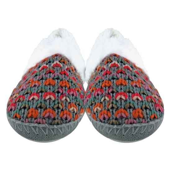 Dunlop - Damen niedlich flauschig Plüsch Winter warm Luxus Komfort gestrickt Hausschuhe - Image 3