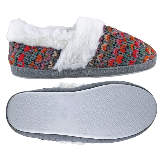 Dunlop - Damen niedlich flauschig Plüsch Winter warm Luxus Komfort gestrickt Hausschuhe - Image 5