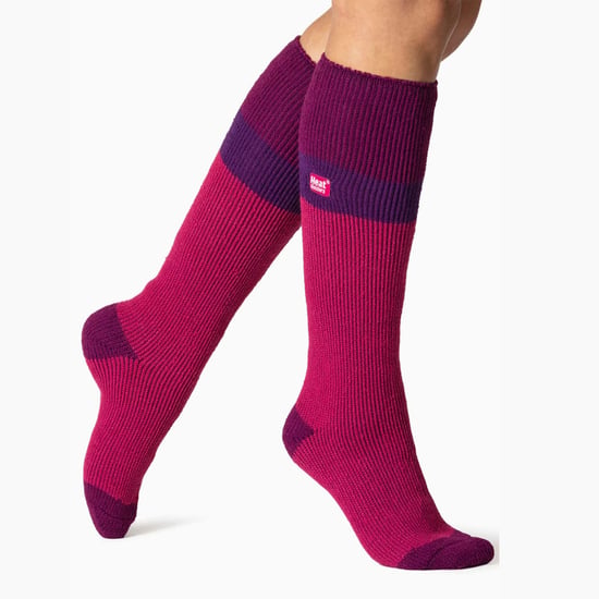 Heat Holders - 3er-Pack Ladies Thermal Knee High Ski Socks | WoMens Thick Winter 2.3 TOG Long Skiing Socks - Black / Fuchsia - Image 5