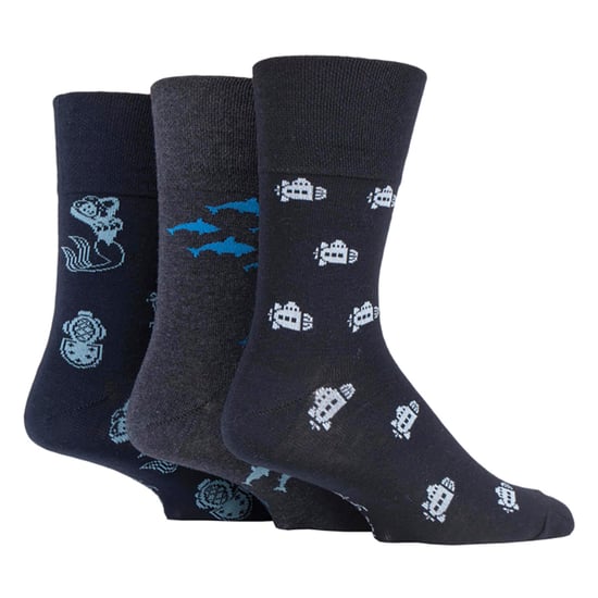 Gentle Grip - 6 Paar nicht elastische Socken für Herren - Born Free - Image 3