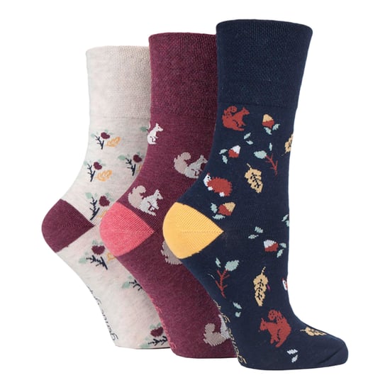 Sanfte Griffigkeit - 6 Paar Damen Socken ohne Elastan - Meeresboden - Image 3