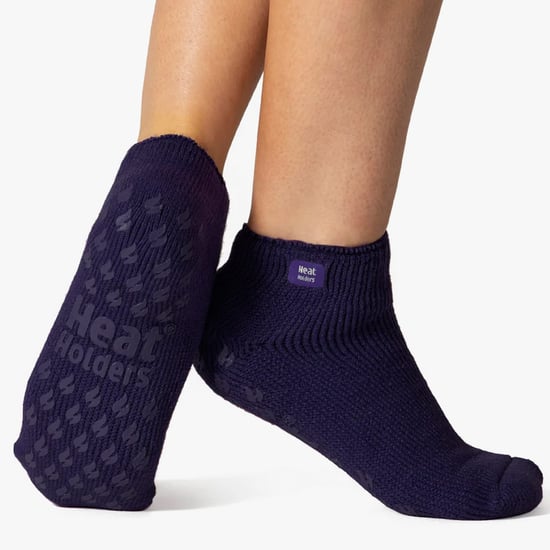 Heat Holders - 3 Paar Multipack Ladies Ankle Slipper Socken mit Gripper - Deepest Plum - Image 3