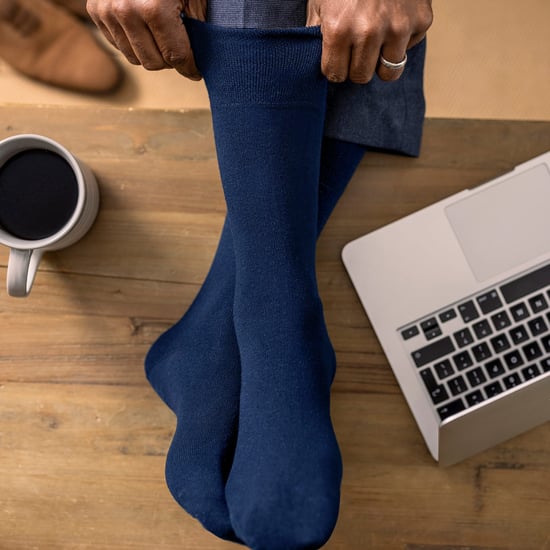 12 Paar Multipack Gentle Grip Top Diabetiker Socken | IOMI | Mid Calf Loose Top Non Elastic Cotton Socken mit Handlinked Seamless Toe - Schwarz / Navy / Grau - Image 4