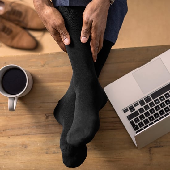 12 Paar Multipack Gentle Grip Top Diabetiker Socken | IOMI | Mid Calf Loose Top Non Elastic Cotton Socken mit Handlinked Seamless Toe - Schwarz / Navy / Grau - Image 5