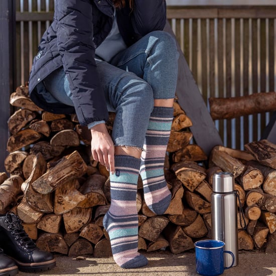 Heat Holders - Femmes Chaussettes Thermiques Hiver | Chaudes Chaussettes Polaire - Rose Saupoudré (Vienne) - Image 3