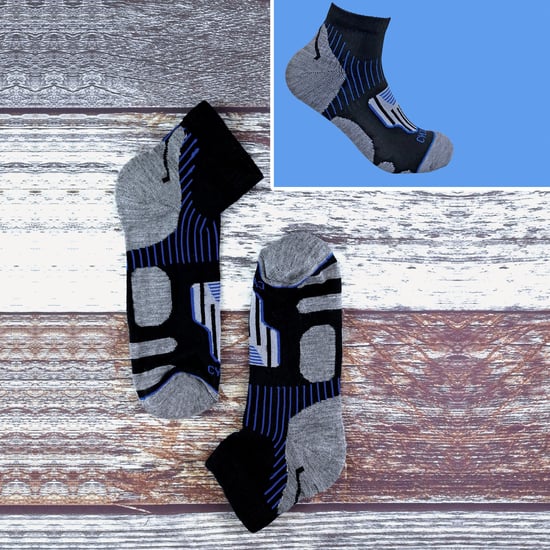 12 Paar Multipack Herren-Radsport-Socken | Sock Snob | Schwarze Low Cut Socken | Ideal für Laufen, Fitnessstudio & Sport - Schwarz - Image 3