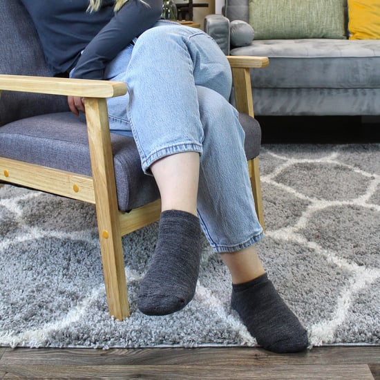 Damen Winter Low Cut Trainer Socken | 12 Paar Multipack | dicke Knöchelsocken für Frauen - Charcoal - Image 5
