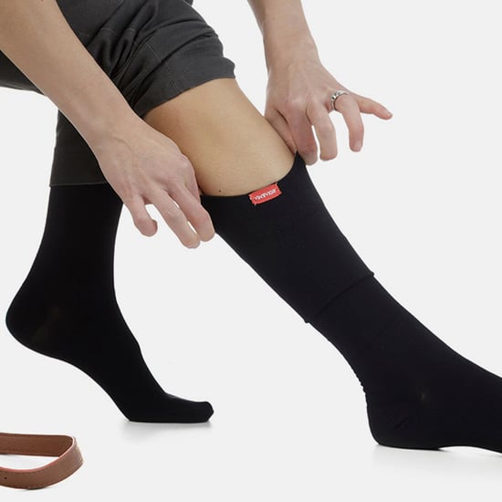 VIM&VIGR - Abgestufte Kompressionssocken 30-40 mmhg mit feuchtigkeitstransportierendem Nylon für Männer & Frauen - Schwarz - Image 4
