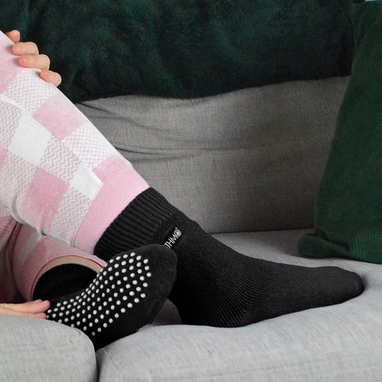 THMO - 3 Paar mit Fleece gefütterte, atmungsaktive Damen-Slipper-Socken - Schwarz - Image 5