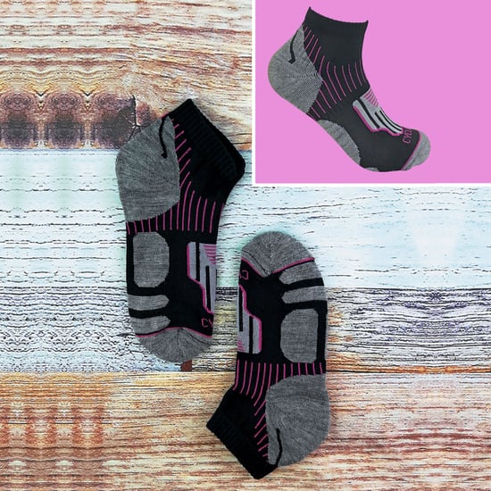 12 Paar Multipack Damen Radsport Socken | Socken Snob | Schwarz Low Cut Socken | Ideal für Laufen, Fitnessstudio & Sport - Schwarz - Image 3