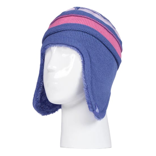 Wärmehalter - Kinder Mädchen Winter Warm Fleece gefüttert Kabel gestrickt Thermal Beanie Mütze und Fäustlinge mit Ohrenklappen - LS1P10 - Image 3