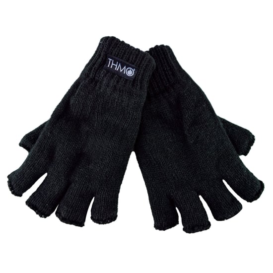 Kinder Winter Fingerlose Handschuhe | THMO | Thermal Warm Fleece gefüttert Thinsulate Handschuhe für Kinder - Schwarz - Image 4