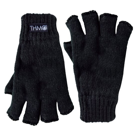Kinder Winter Fingerlose Handschuhe | THMO | Thermal Warm Fleece gefüttert Thinsulate Handschuhe für Kinder - Schwarz - Image 5