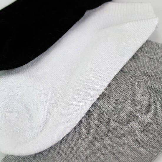 12 Paar Kinder Trainer Socken | Anti Blister Knöchel weiß Bambus Socken für Jungen - weiß - Image 3