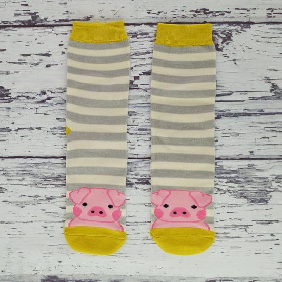 Miss Sparrow - 4 Pack Mädchen Bambus Socken | Kinder Neuheit Tiermuster Socken in einem Geschenkkarton - sortiert - Image 4