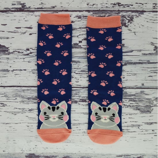 Miss Sparrow - 4 Pack Mädchen Bambus Socken | Kinder Neuheit Tiermuster Socken in einem Geschenkkarton - sortiert - Image 5