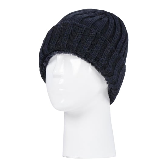 Wärmehalter - Jungen jeden Tag lässig tragen gerippte Turnover Wintermütze für Kinder - schwarz - Image 3